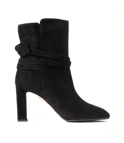 Very Bow Tie 85 suede ankle boots